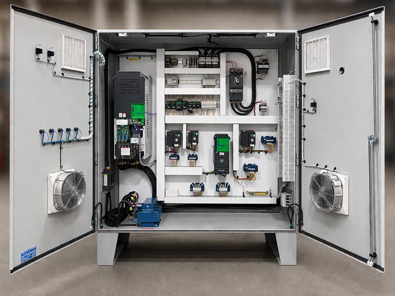 PowerAire 250 MCM custom VFD control panel