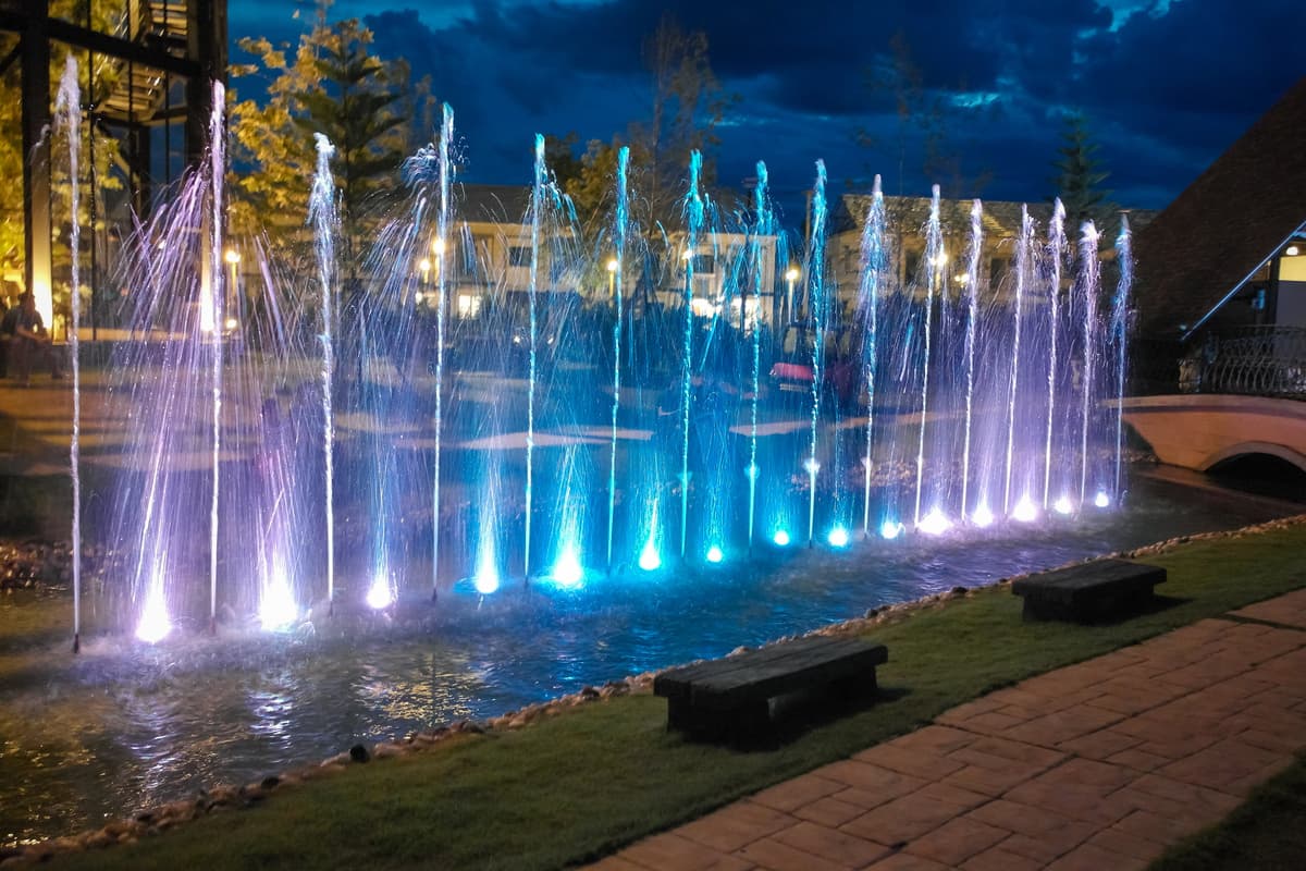 PowerAire fountain automation installation