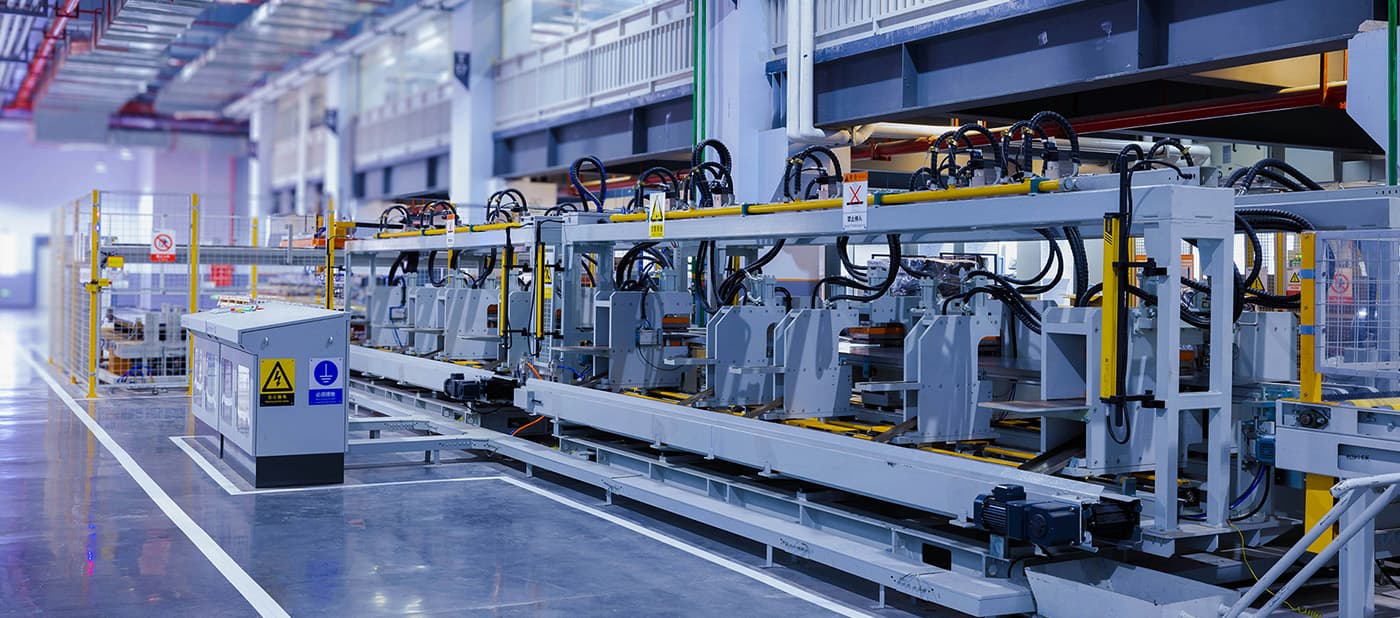 Industrial manufacturing floor